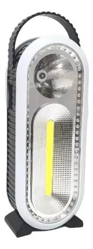 LÁMPARA CON REFLECTOR RECARGABLE 21 LEDS SOOYA