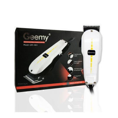 Maquina Profesional Geemy Naranja/ Blanca/ Cortadora de Cabello/ Dos Colores + (GRATIS NAVAJA DE AFEITAR) ENVÍO GRATIS