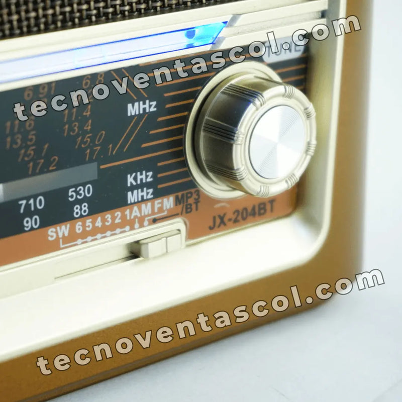 RADIO PORTÀTIL ESTILO AÑOS 60 AM/FM/SW/USB/BLUETOOTH /LINTERNA. El regalo perfecto