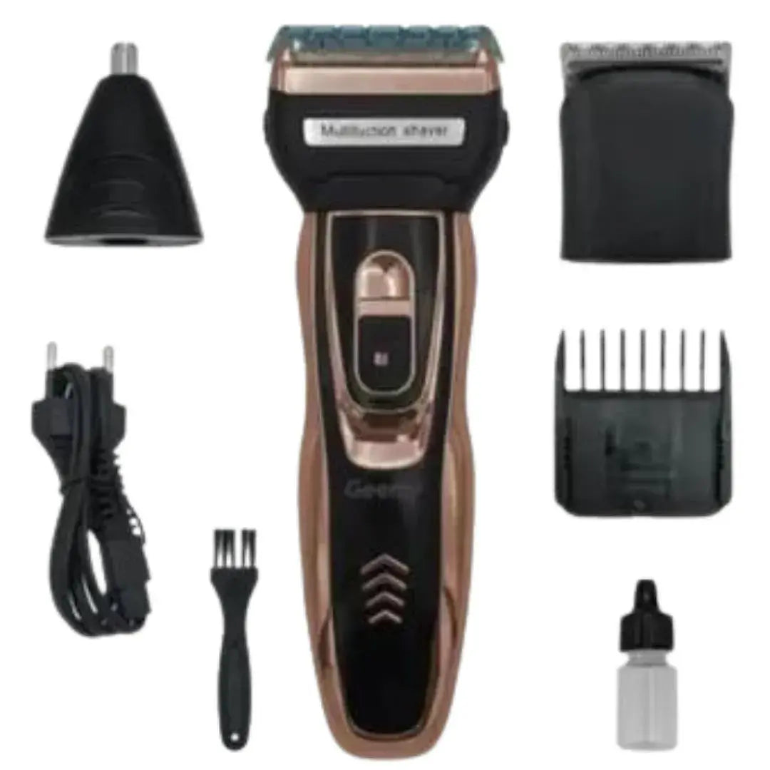 Barbera recargable 3 en 1 para cabello y barba + Depilador de nariz y oídos  - Geemy 3 en 1 tk