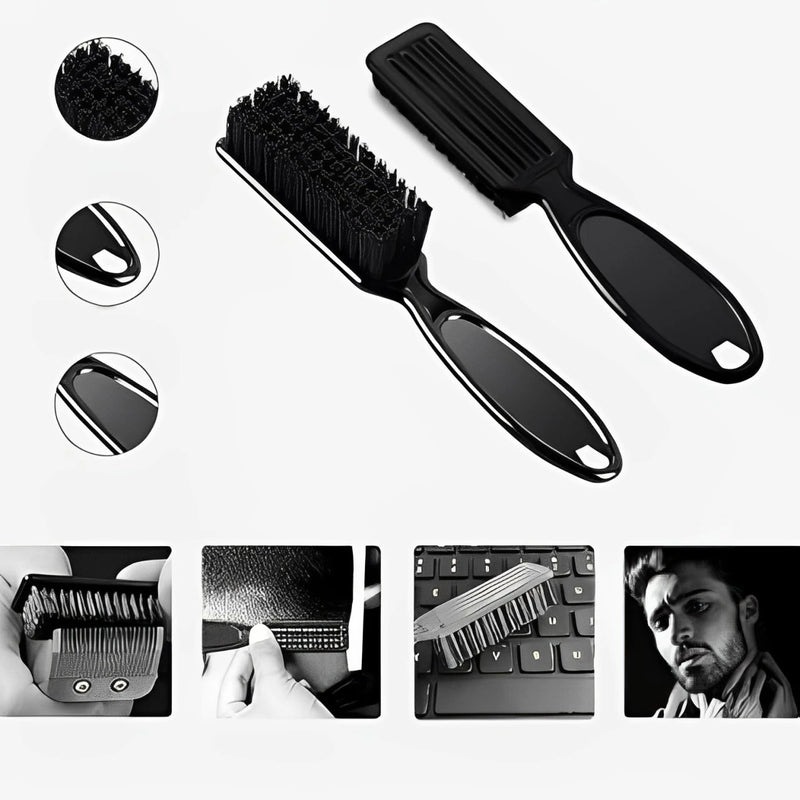 Cepillo para Barbero/ Negro/ Pequeño/ Corte y Perfilado