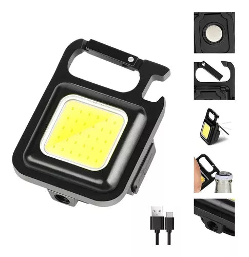 Mini Linterna LED 7 en 1  Recargable/ Compacta, Versátil y Siempre Lista para Usar