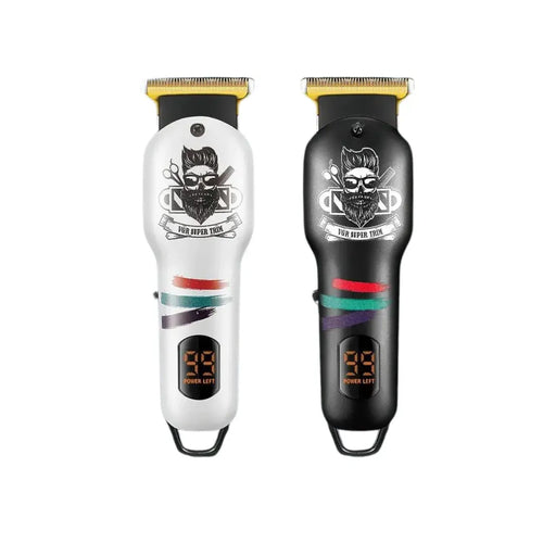 Máquina corta todo inalámbrica VGR Barber ORIGINAL con Pantalla LED uso profesional o casero + Navaja de Afeitar GRATIS