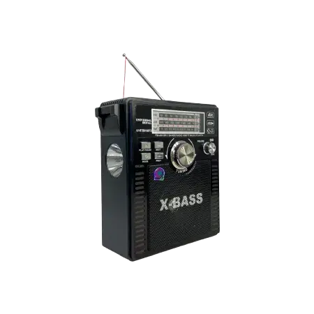 Parlante Xbass 3 Bandas Con Reflector/FM/AM/SW/MP3/ Bluetooth/ Linterna