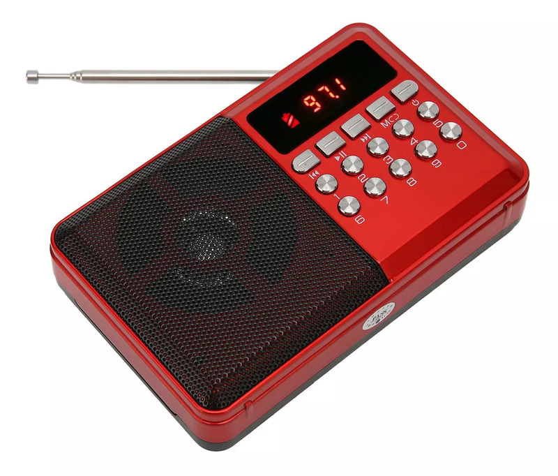 Radio Digital Multifuncional - 201/FM/ Bluetooth/MP3/ USB/SD/SW