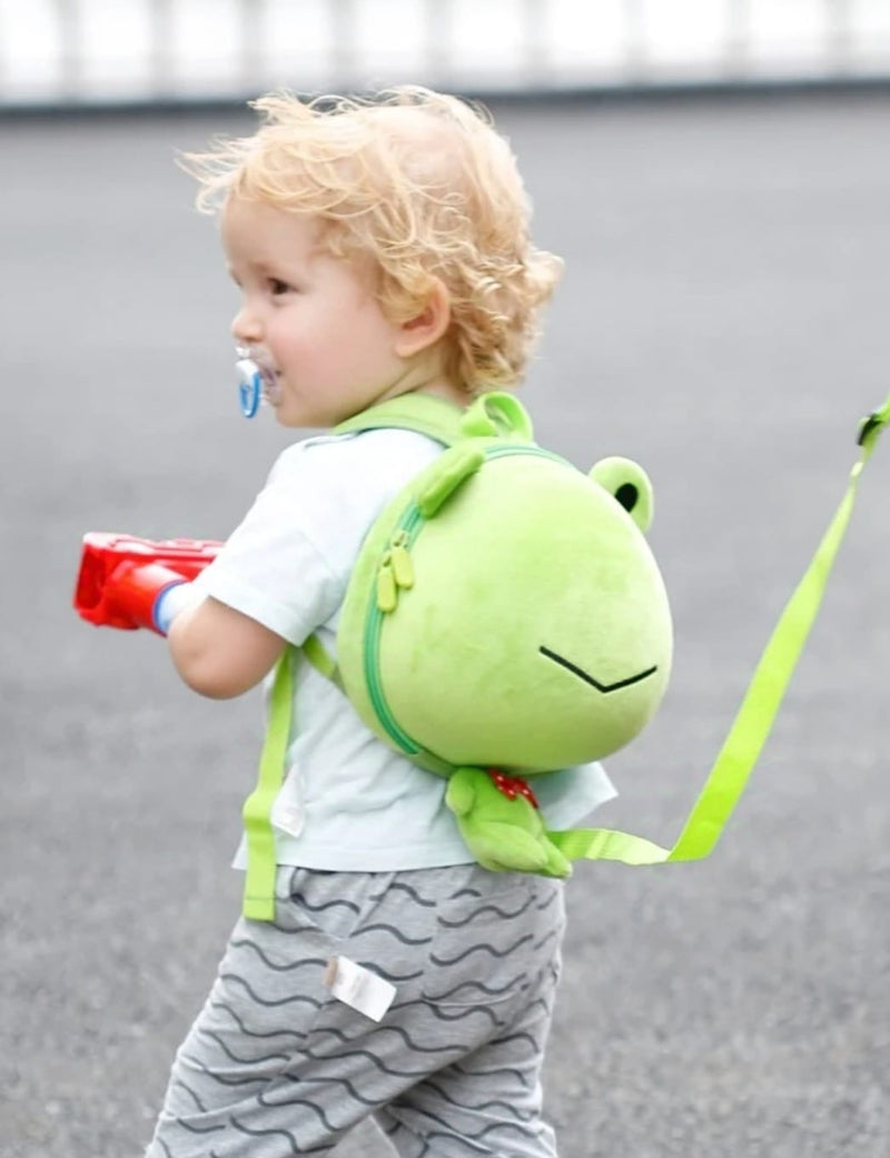 Bolso con sujetador de seguridad para niños y niñas, material PVC