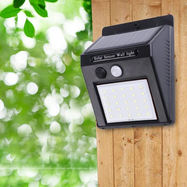 Kit 2  Lámparas solar de pared   con sensor de luz ENVÍO GRATIS