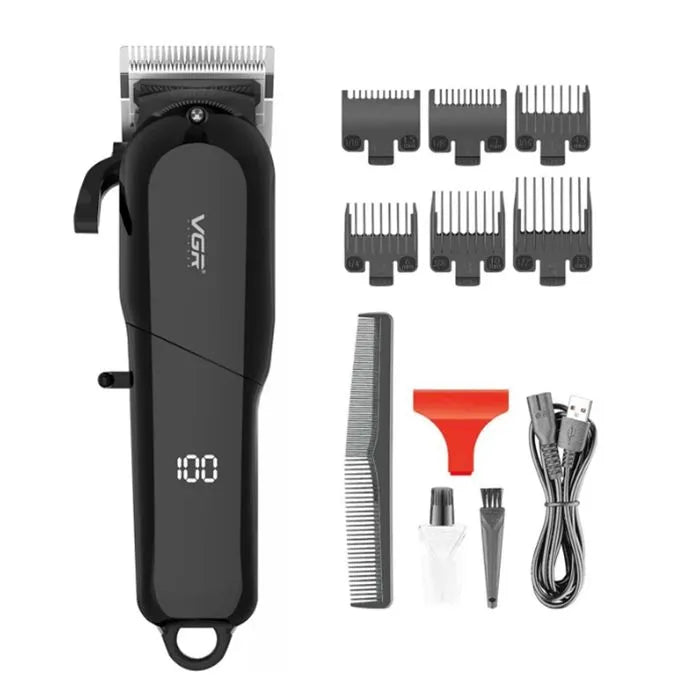 MÁQUINA RECORTADORA DE CABELLO VGR DIAMOND + Navaja de Afeitar GRATIS