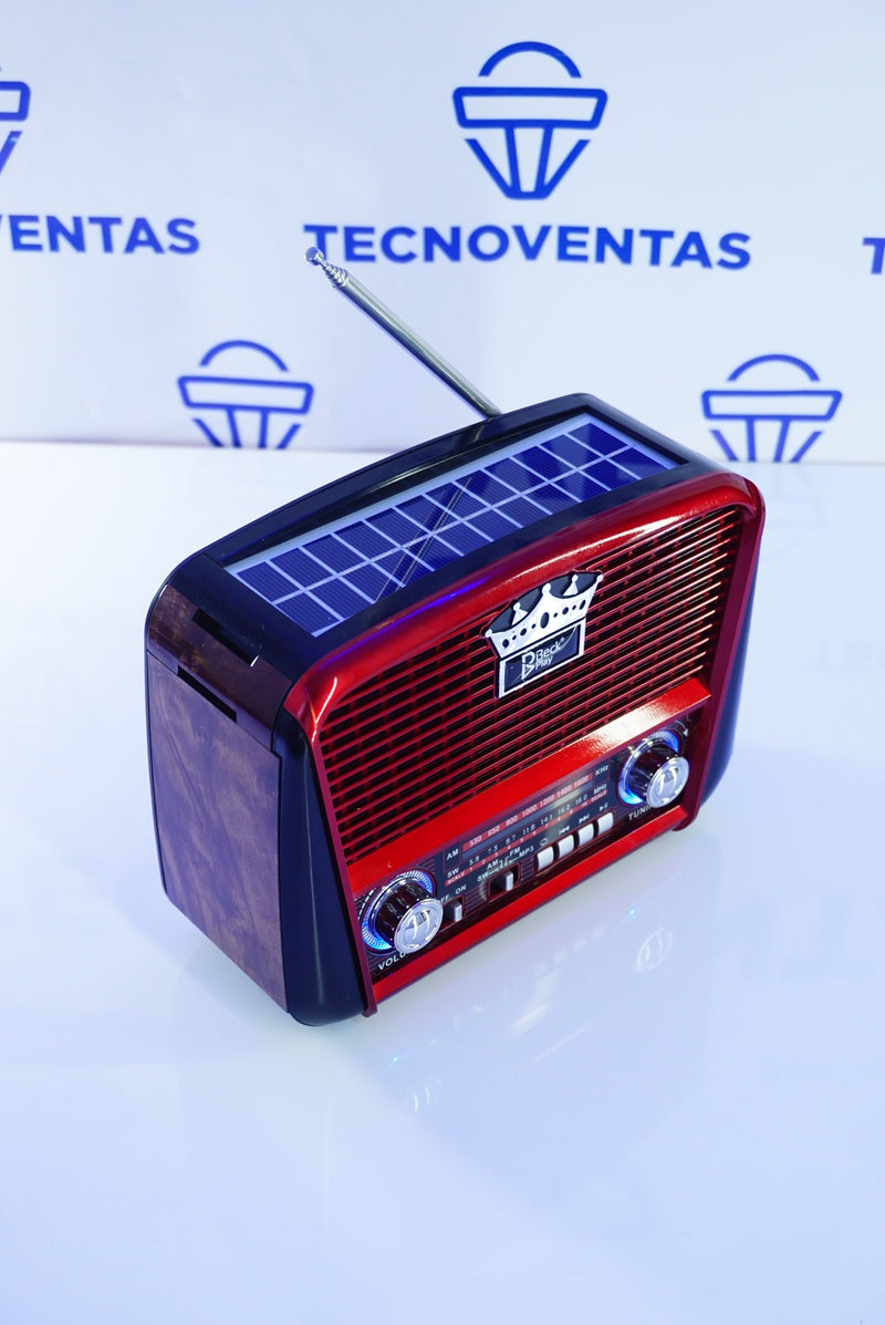 Radio portátil Royalty con panel solar AM/FM/SW/MP3/BLUETOOTH $99.900 ENVÌO GRATIS PAGO CONTRA ENTREGA - Tecnoventas