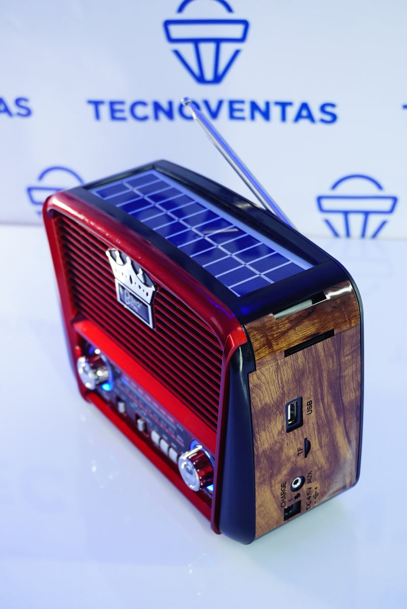 Radio portátil Royalty con panel solar AM/FM/SW/MP3/BLUETOOTH $99.900 ENVÌO GRATIS PAGO CONTRA ENTREGA - Tecnoventas