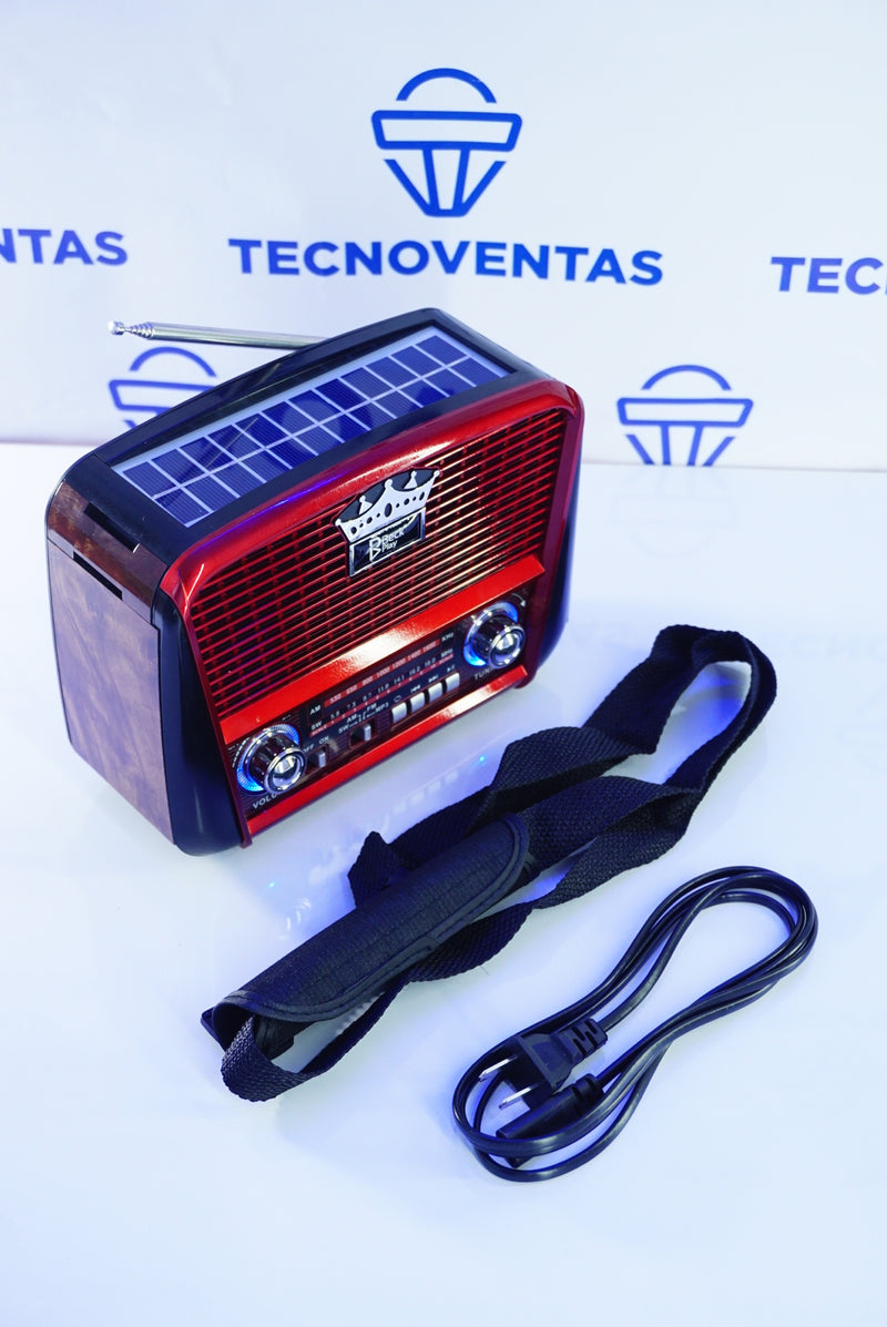 Radio portátil Royalty con panel solar AM/FM/SW/MP3/BLUETOOTH $99.900 ENVÌO GRATIS PAGO CONTRA ENTREGA - Tecnoventas