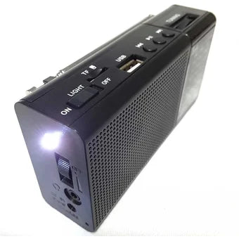 Radio FOX Portátil de Bolsillo Recargable AM/FM/SW/USB /MP3/Salida para audífonos/ LINTERNA $89.900 ENVÍO GRATIS - Tecnoventas