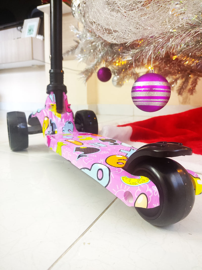 Monopatín Scooter urban con música y luces - Patineta para niños - Tecnoventas