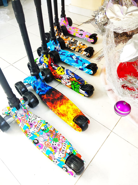Monopatín Scooter urban con música y luces - Patineta para niños - Tecnoventas