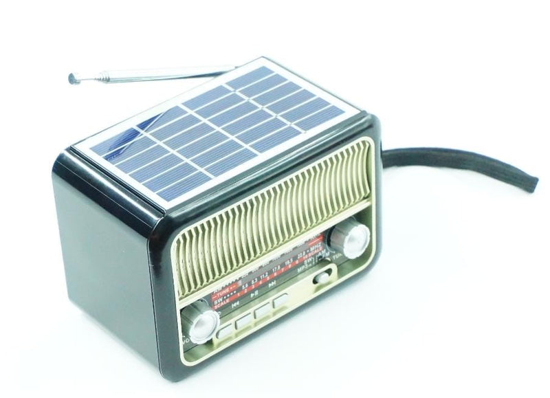 Radio portátil con Panel Solar AM/FM/SW/MP3/BLUETOOTH $89.900 ENVÍO GRATIS - Tecnoventas