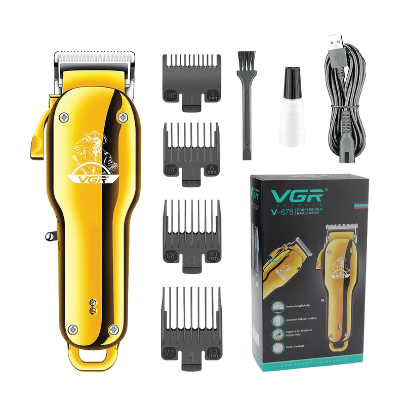 Maquina recortadora de cabello inalambrica recargable VGR ORIGINAL us